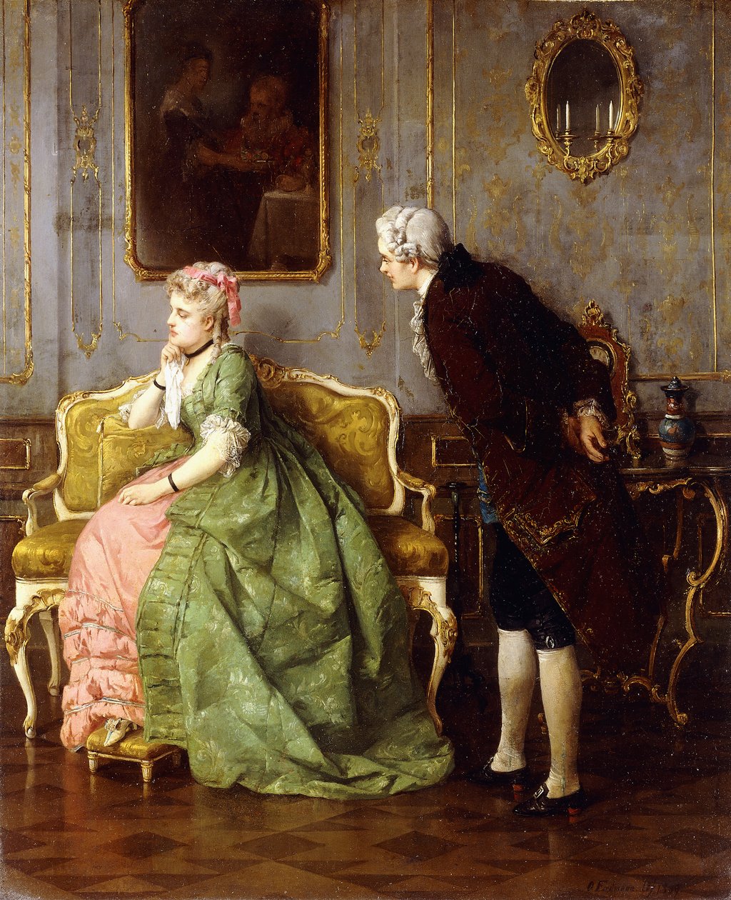 Ursäkten, 1869 av Otto Erdmann