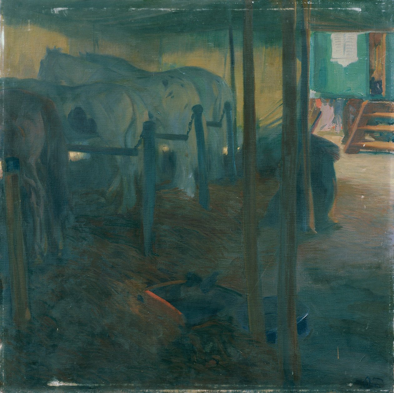 Cirkusstudie (On the Longe) av Otto Friedrich