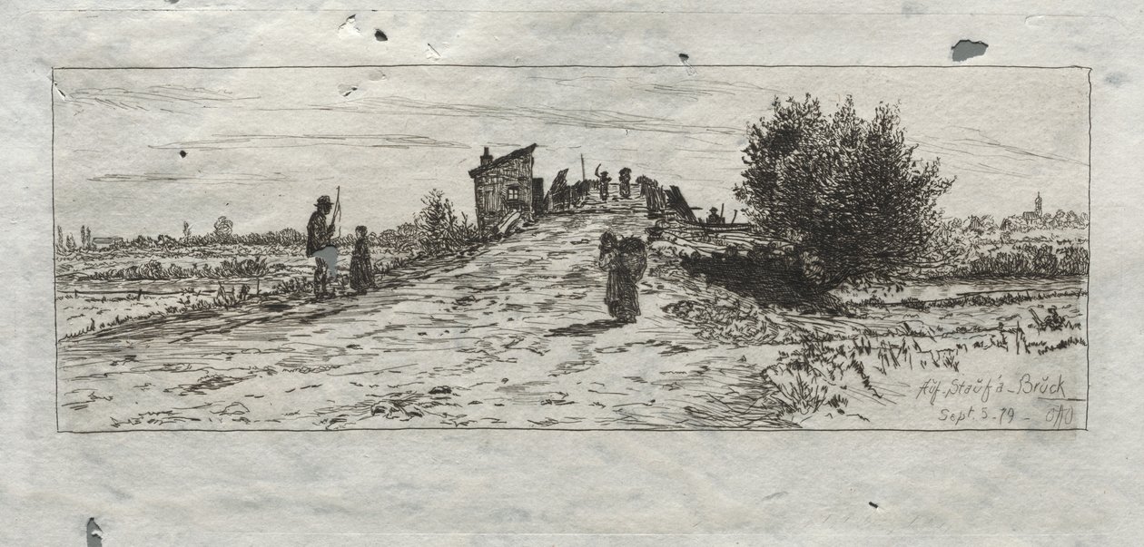 På Stauf a-Bruck, 1879. av Otto H. Bacher