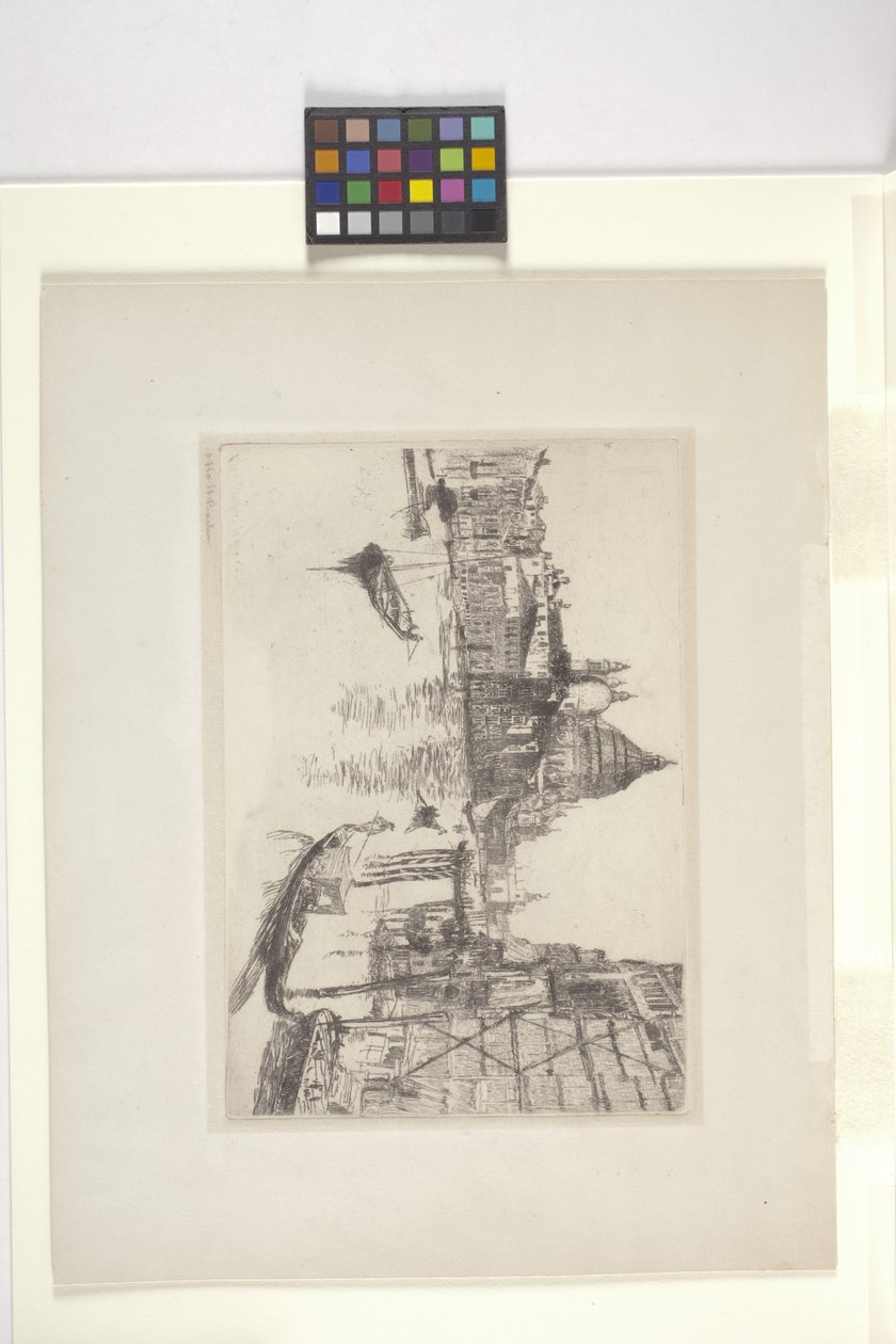 Ingång till Canal Grande, Venedig av Otto Henry Bacher