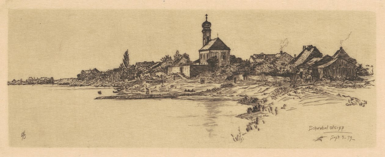 Schwabelweiss, 1879. av Otto Henry Bacher