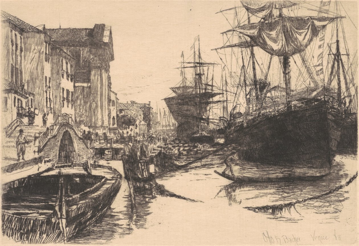 Venedig, 1880. av Otto Henry Bacher