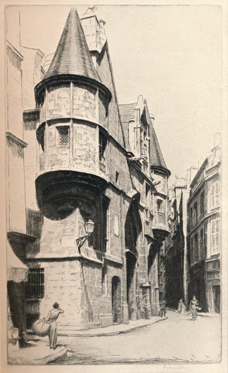 "Hotel de Sens", 1915 av Otto J Schneider