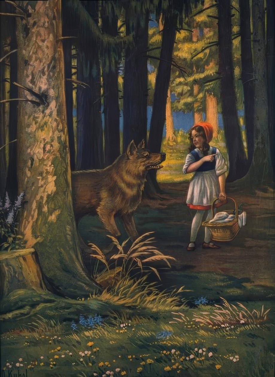 Rödluvan av Otto Kubel