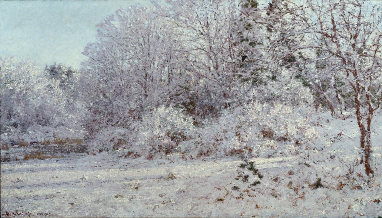 Snö i München av Otto Ludvig Sinding