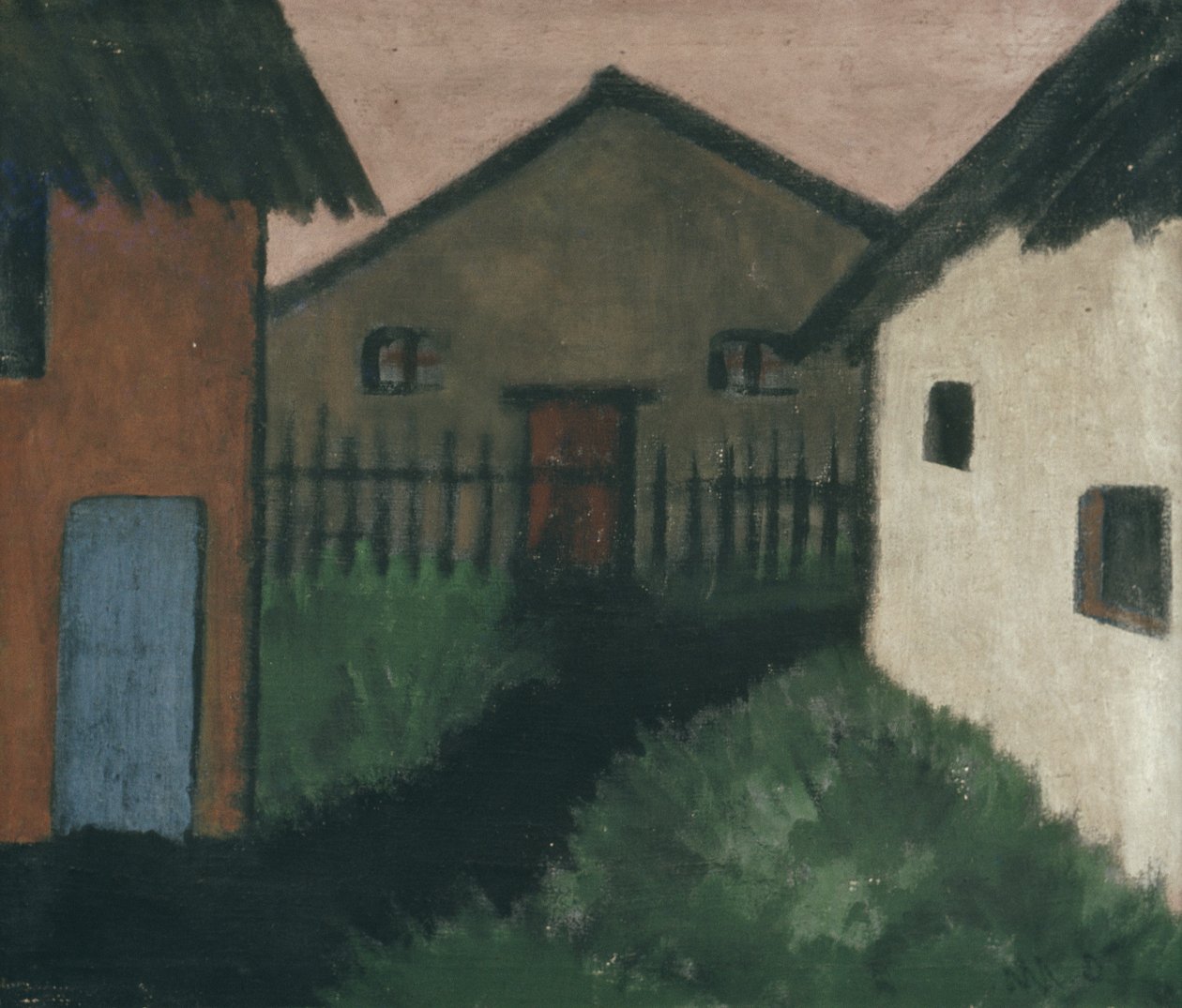 Byhus av Otto Mueller