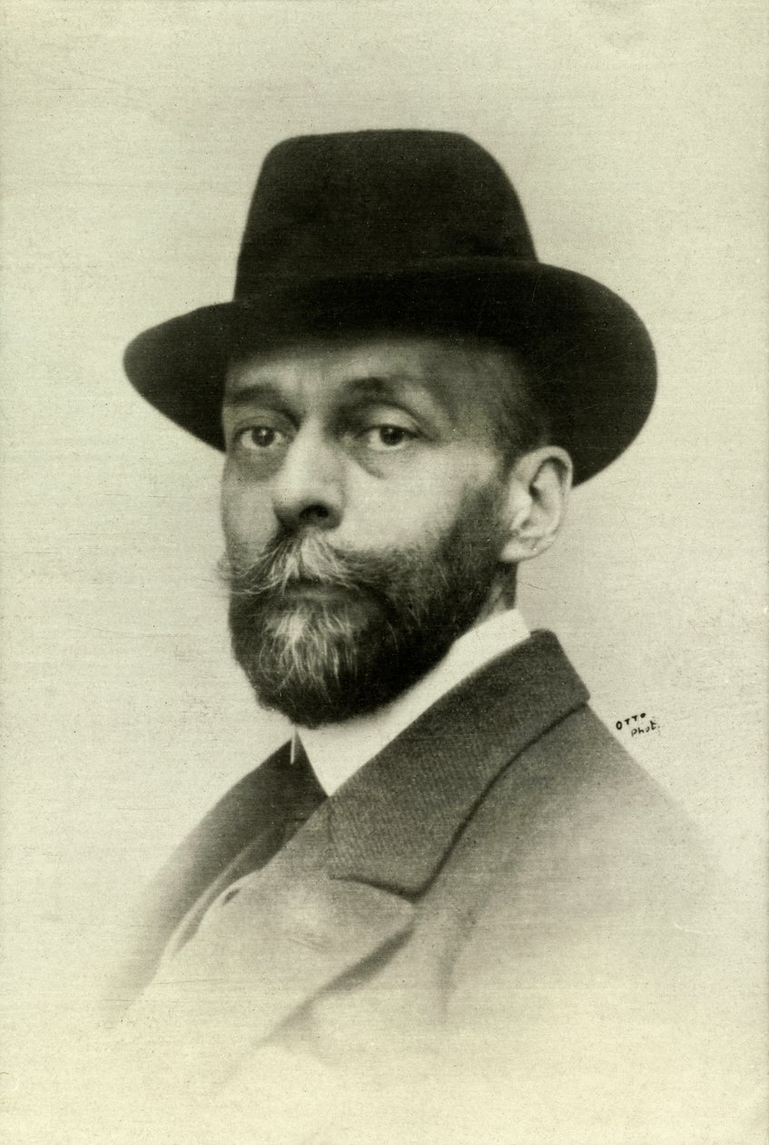 Porträtt av Rene Boylesve (foto) av Otto phot