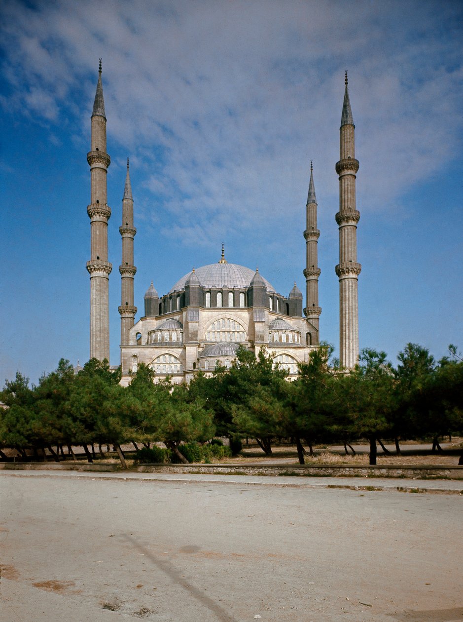 Utsikt över moskén (1575) av Ottoman School