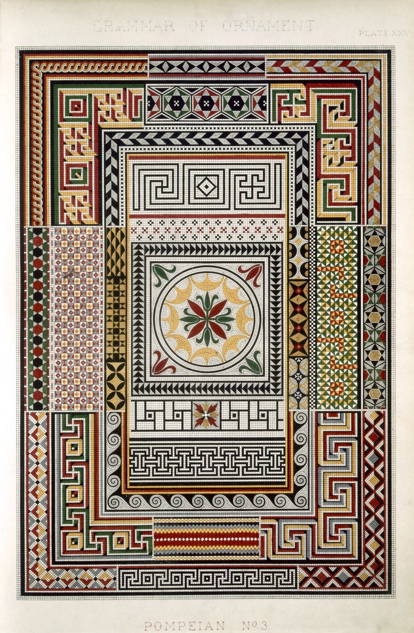 Pompeian nr 3, tavla XXV, från 