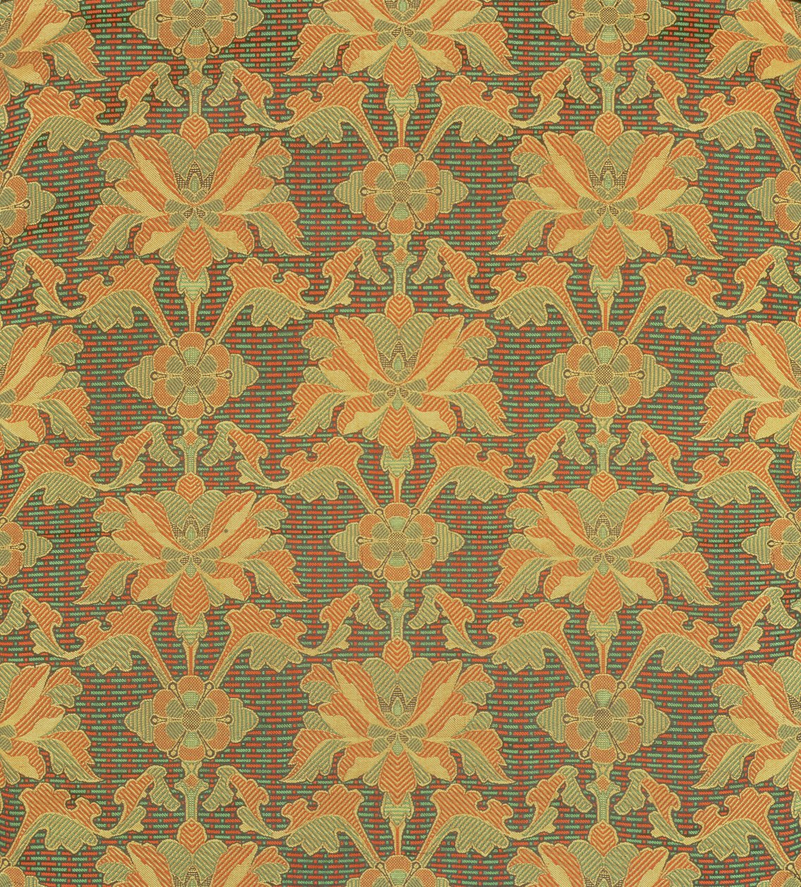 Sultan, tillverkad av Warner, Sillet & Ramin, designad c.1870 (vävt jacquard siden) av Owen Jones