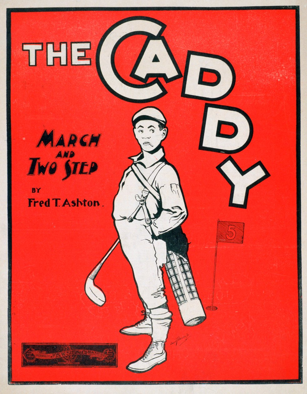 The Caddy, notomslag, 1900 av Owen T Reeves
