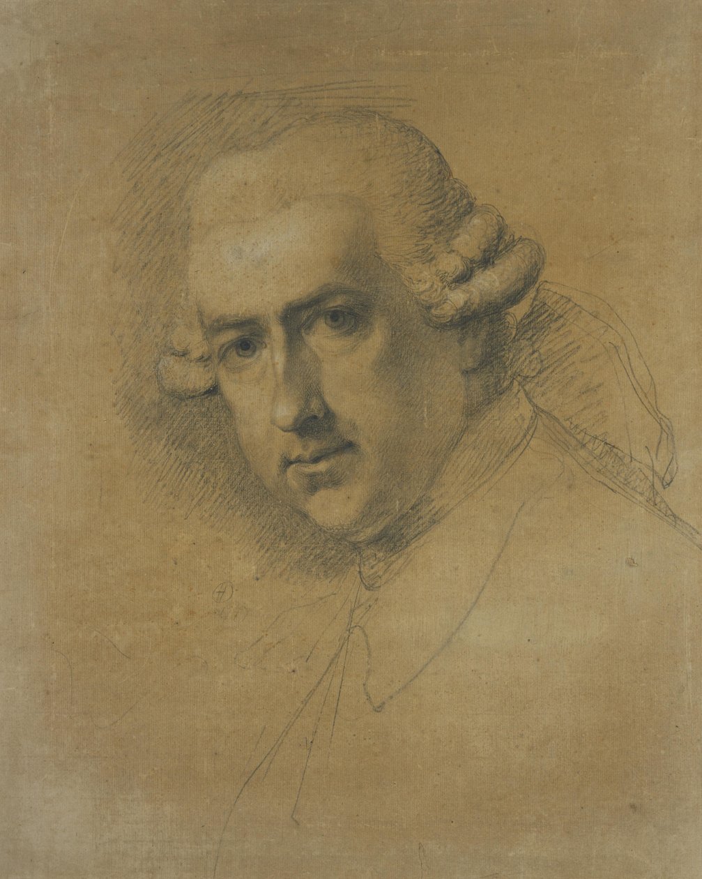 Porträtt av Gavin Hamilton (1723-1798) av Ozias Humphry