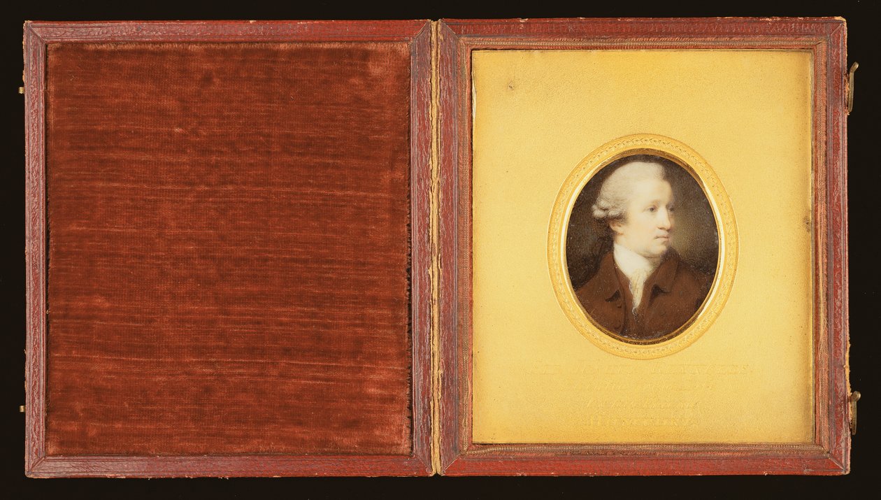 Sir Joshua Reynolds (1723-92) av Ozias Humphry