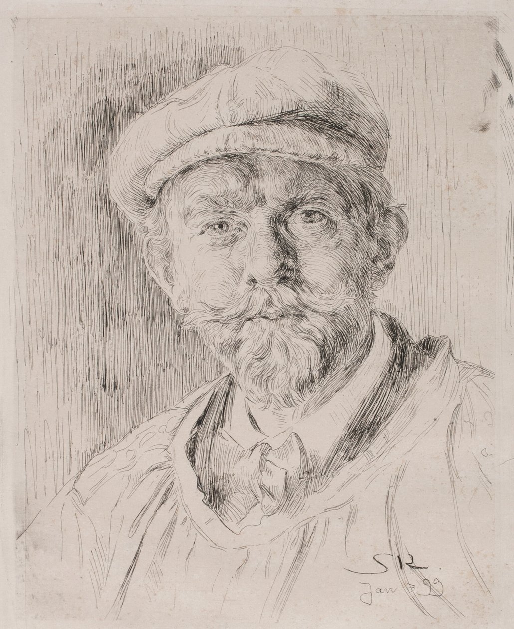 Självporträtt av Peder Severin Krøyer