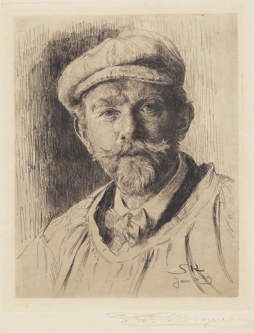 Självporträtt av Peder Severin Krøyer