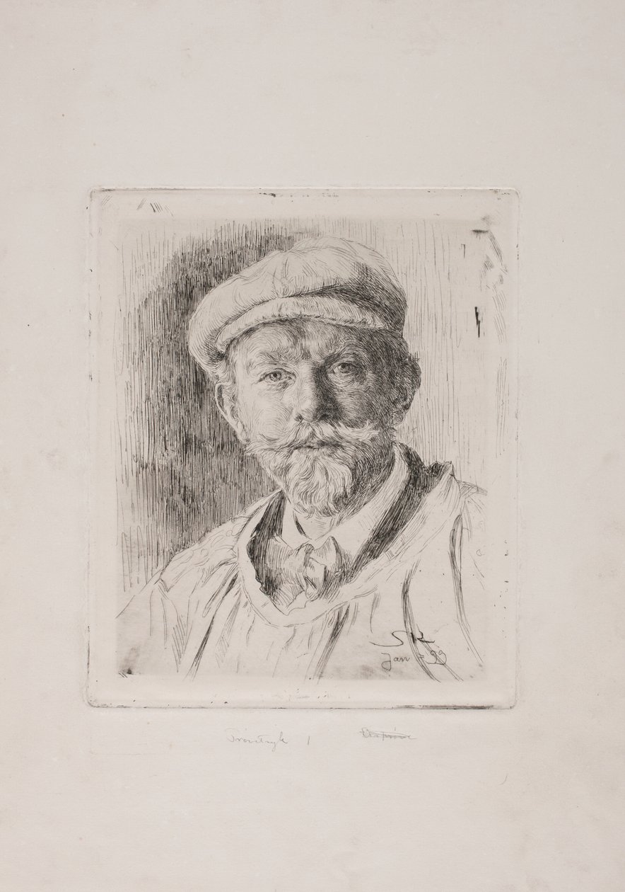 Självporträtt av Peder Severin Krøyer