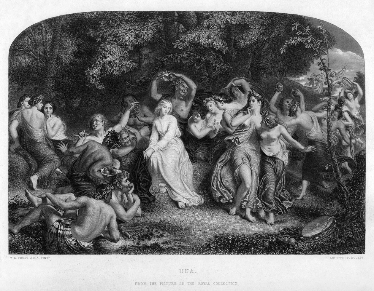 Una, 1800-talet av P. Lightfoot