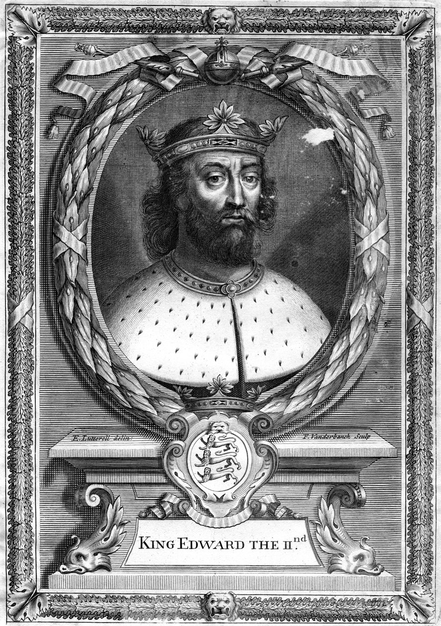 Kung Edward II av England, 1600-talet. av P. Vanderbanck