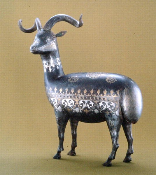 Damascene Ware get (zink, koppar och silver) av Pakistani School