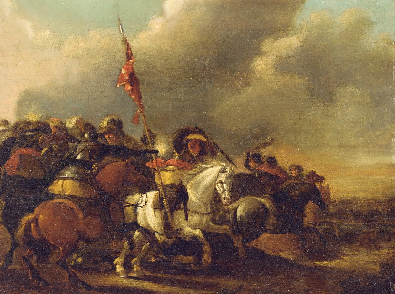 Ett kavalleriförlovning av Palamedes Palamedesz