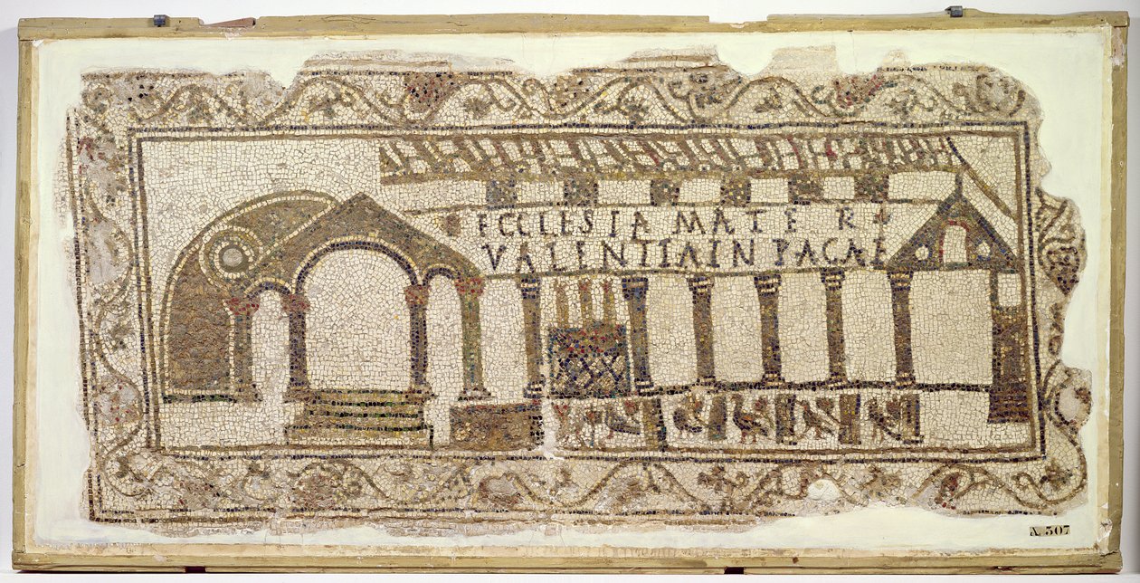 "Ecclesia Mater" stelen (mosaik) av Paleo Christian