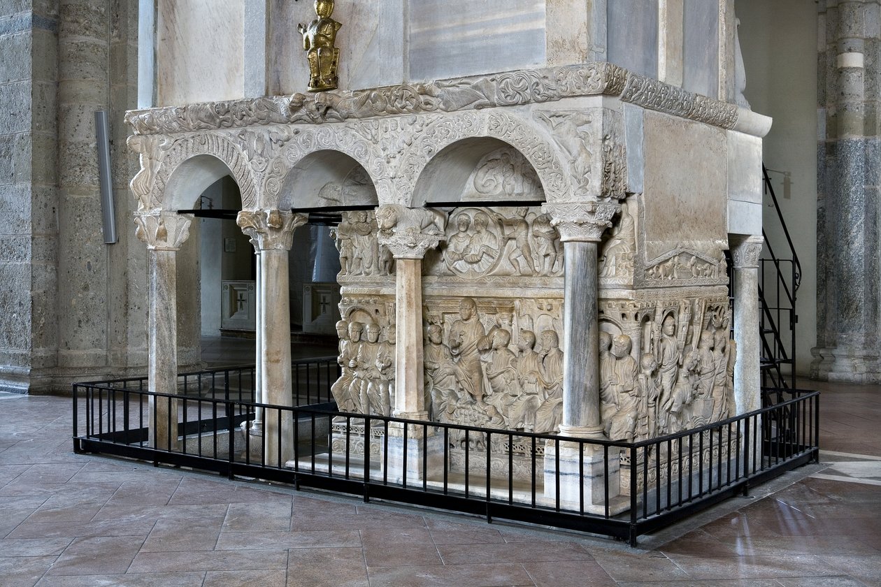 Stilichos sarkofag (marmor) av Paleo Christian