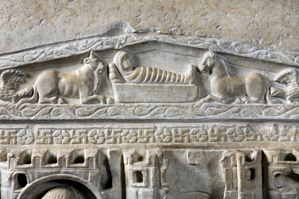 Stilichos sarkofag (marmor) av Paleo Christian