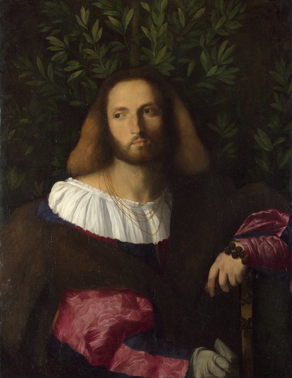 Portrait of a Poet av Palma il Vecchio