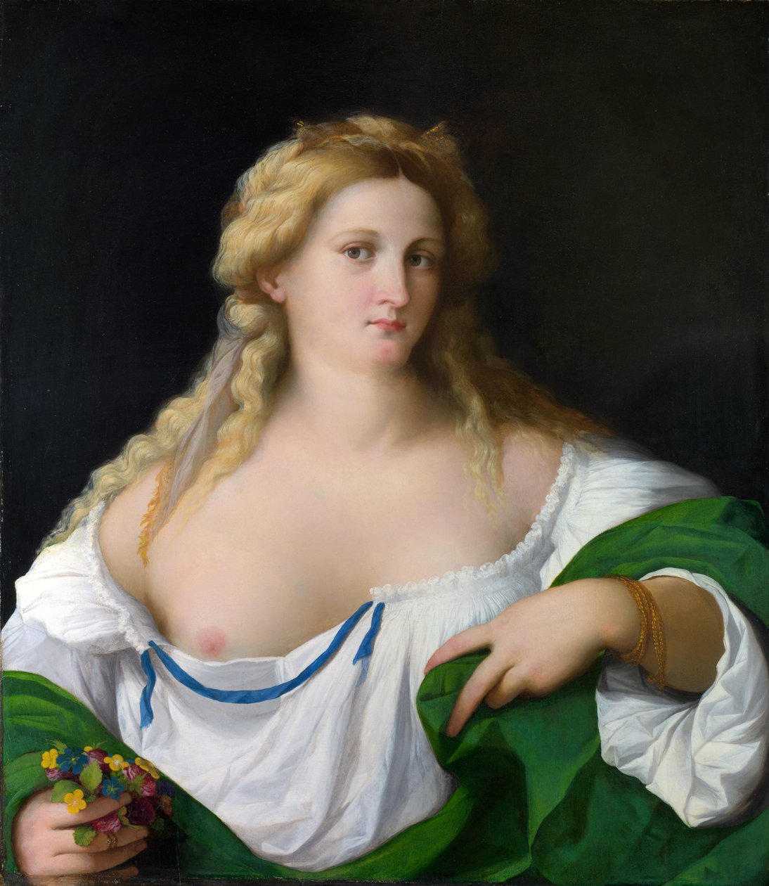 En blond kvinna av Palma il Vecchio