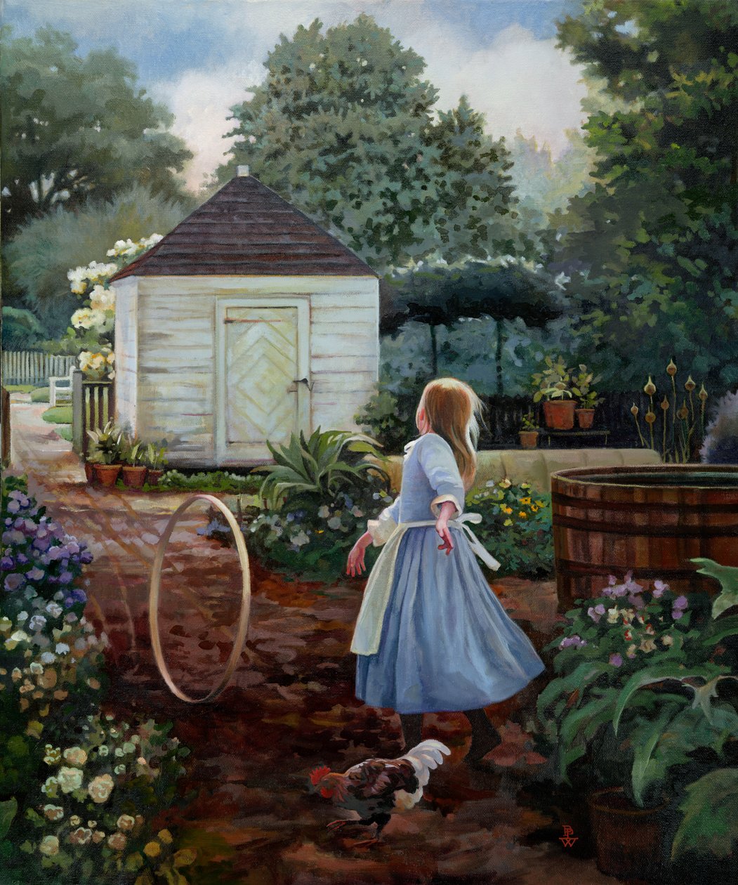 Freedom, 2009 (olja på duk) av Pamela Patrick White