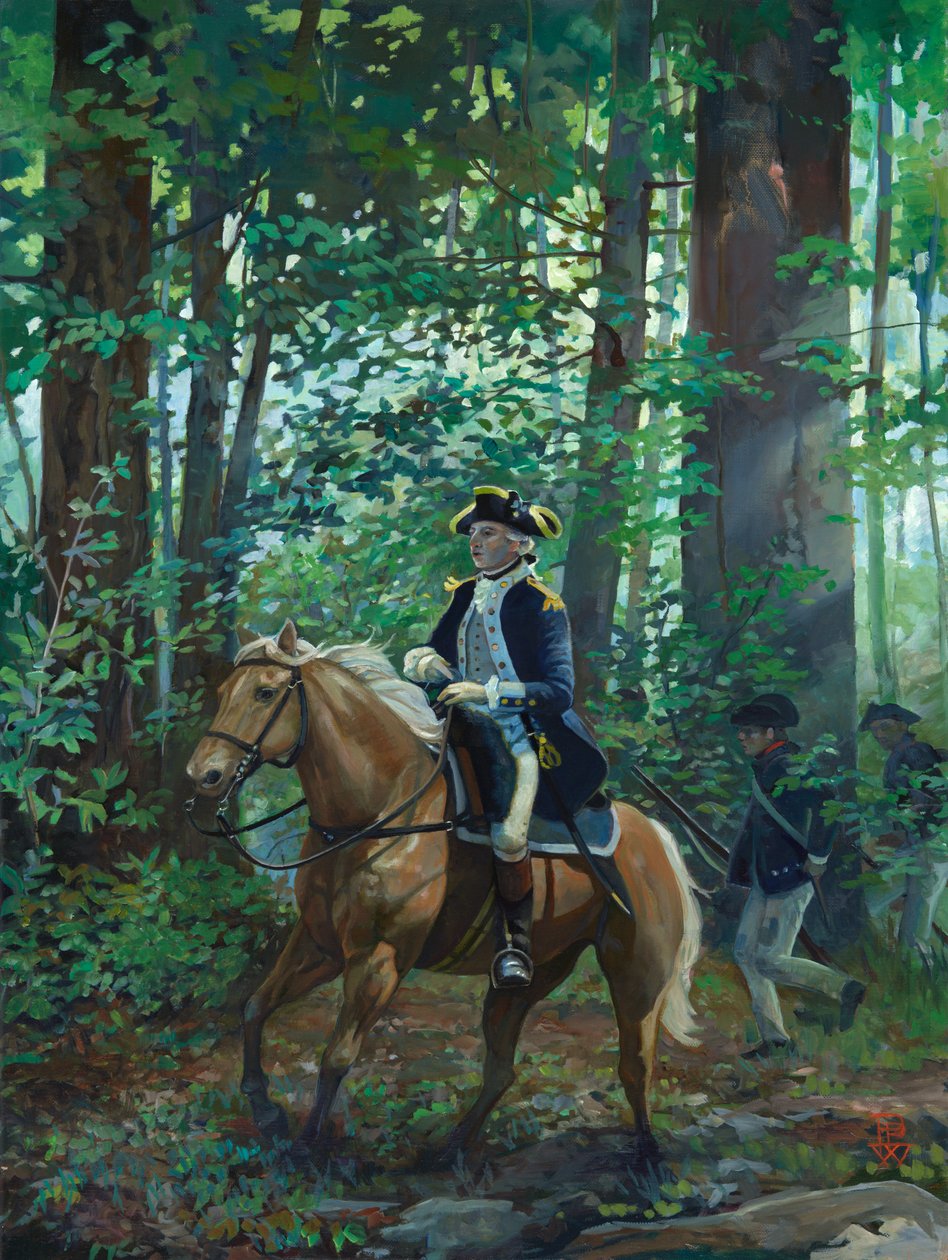 Lafayette, 2022 (olja på duk) av Pamela Patrick White