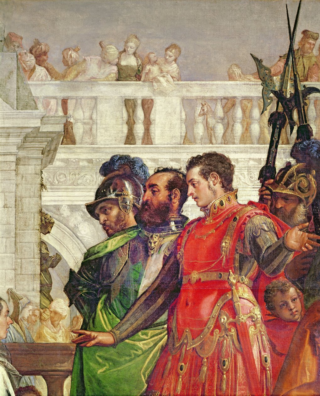 Familj av Darius före Alexander den store (356-323 f.Kr.) (detalj av 2915) av Paolo Veronese