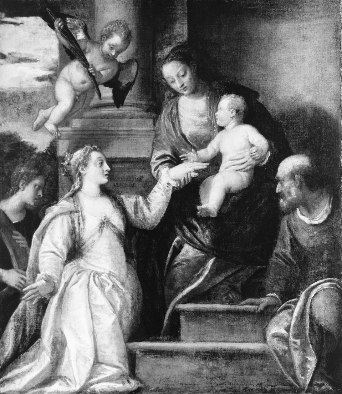 The Mystic Marriage of St Catherine av Paolo Veronese