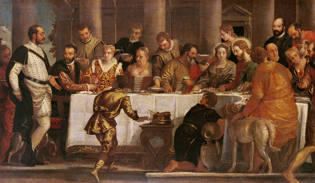 Bryllupsfesten i Cana swed av Paolo Veronese