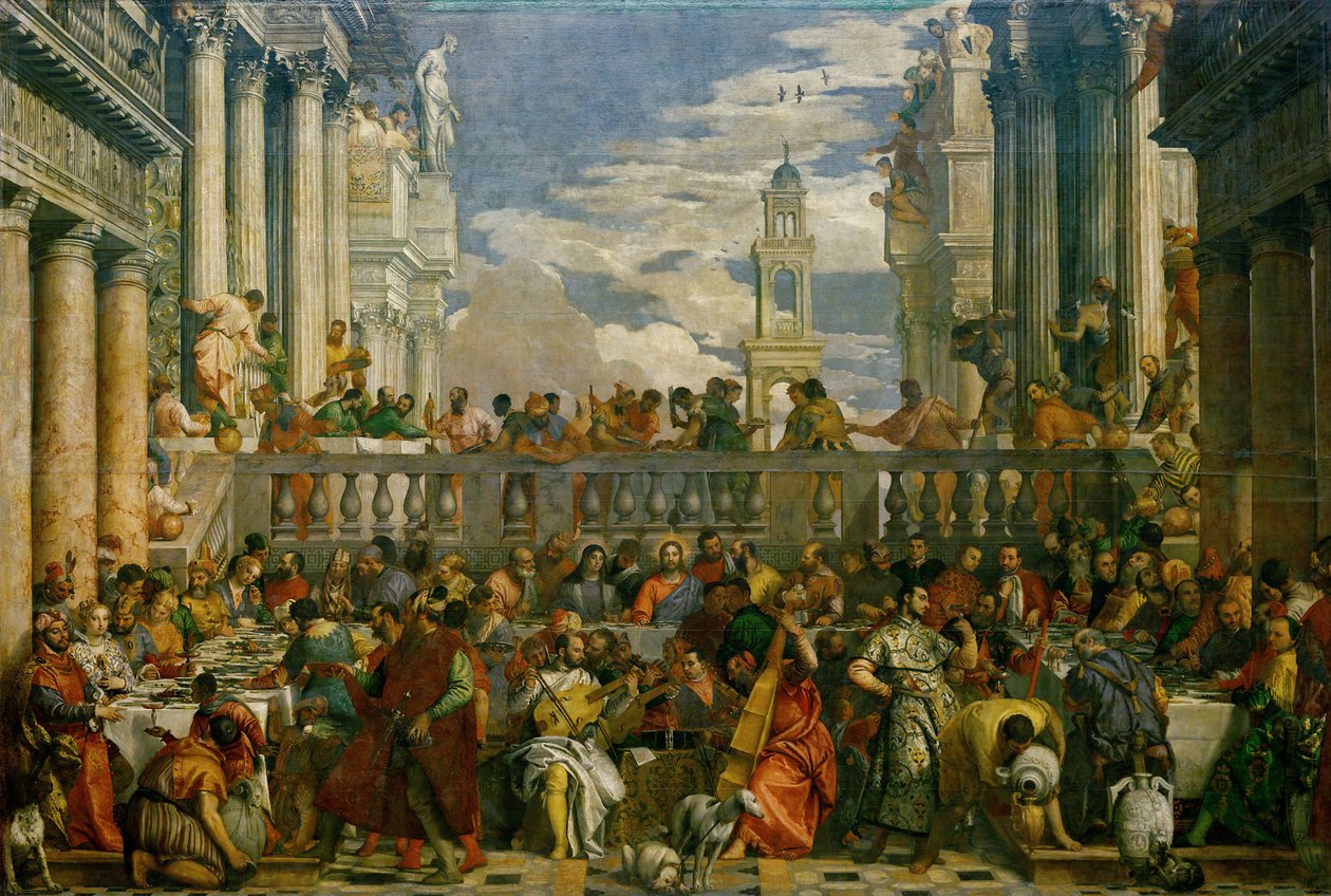 The Wedding at Cana av Paolo Veronese