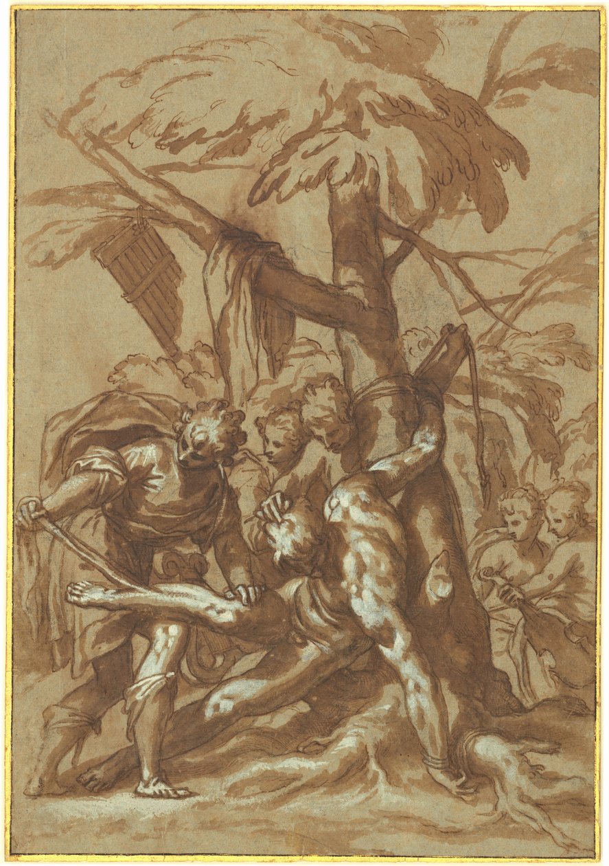 Marsyas flågning av Paolo Farinati