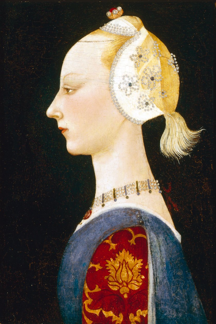 En ung dam av mode, 1462-1465 av Paolo Uccello