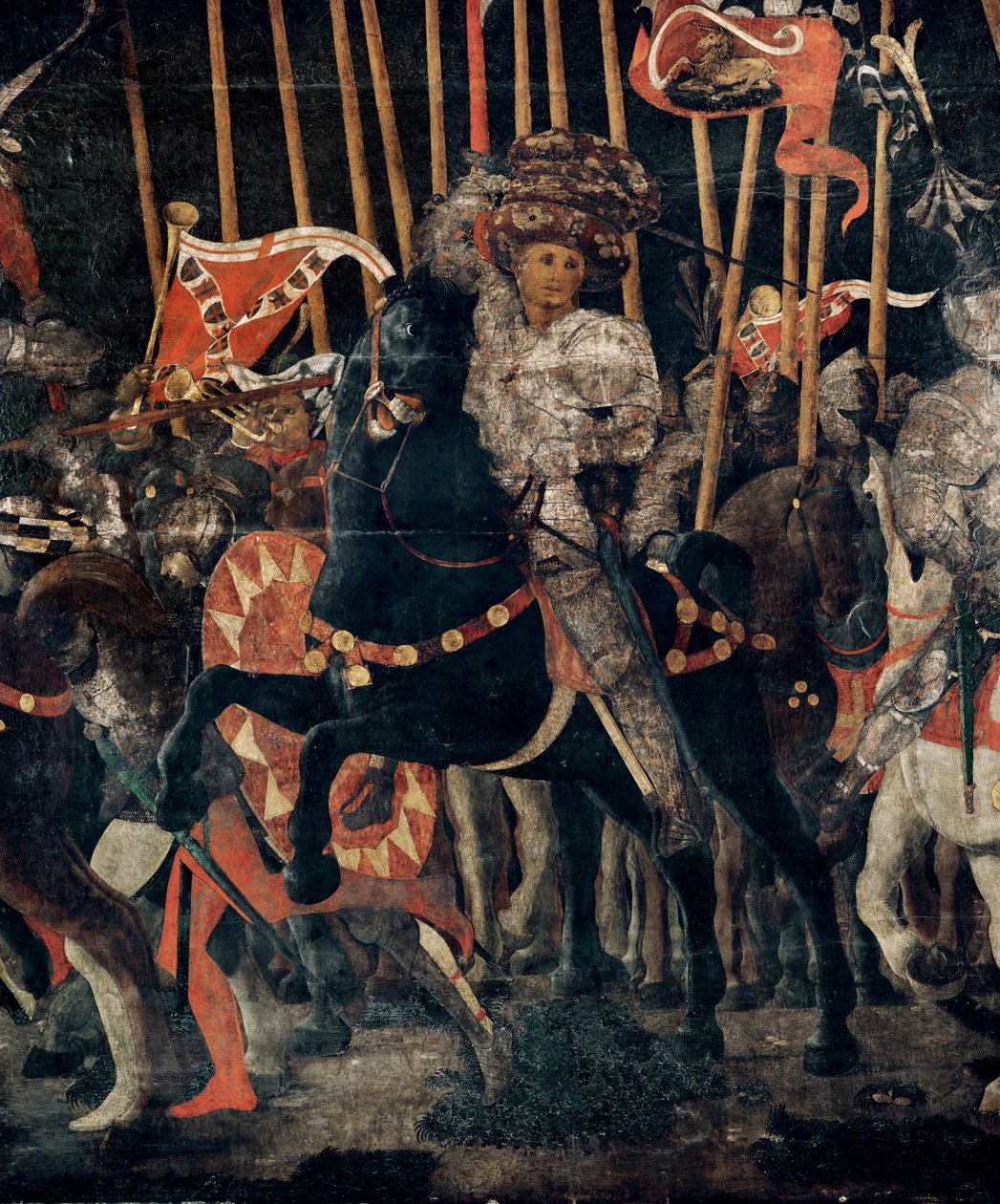 Slaget vid San Romano år 1432 ... av Paolo Uccello