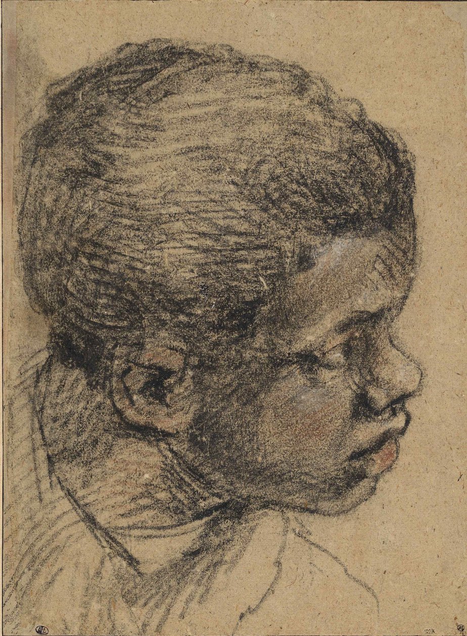 Huvud av en svart pojke, 1500-talet. av Paolo Veronese