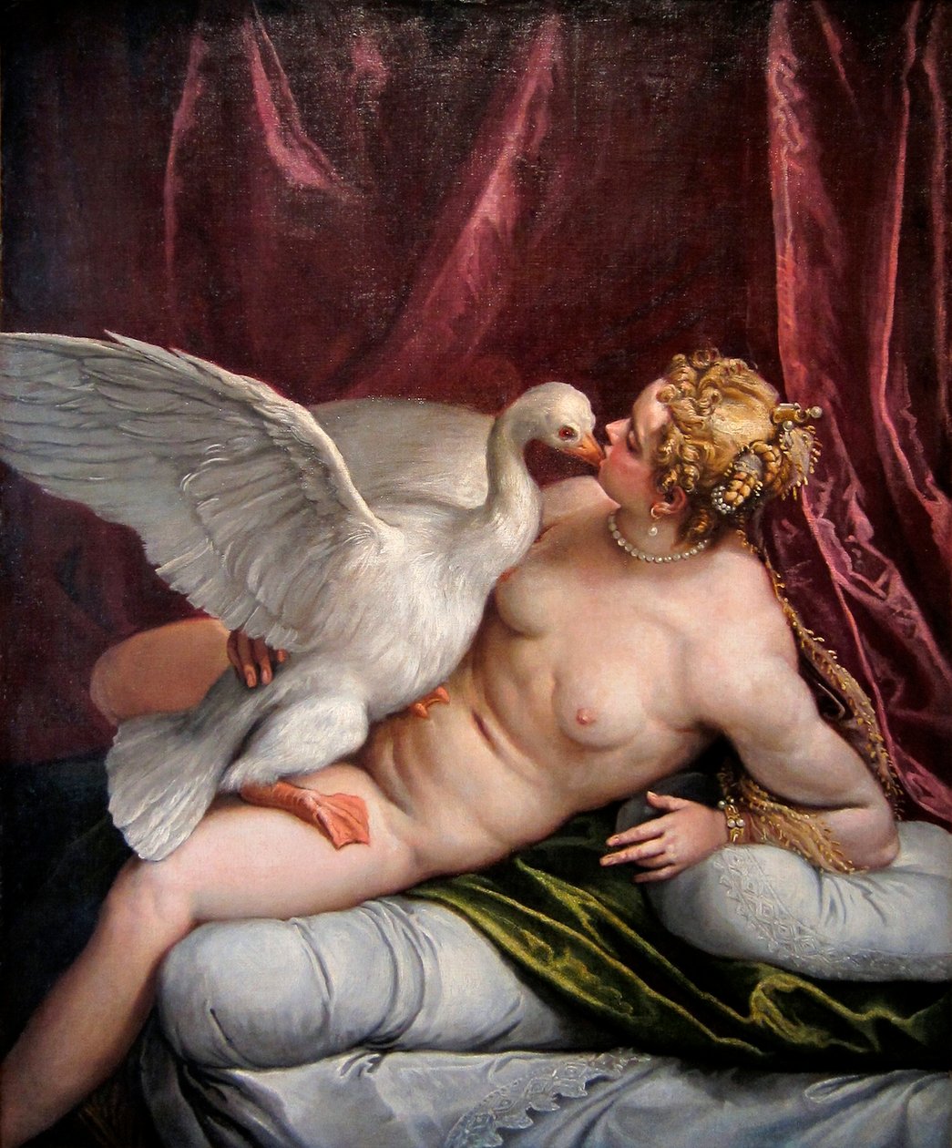 Leda och svanen, 1585 av Paolo Veronese