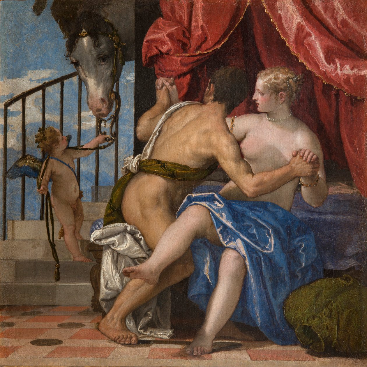 Venus och Mars, ca. 1575. av Paolo Veronese