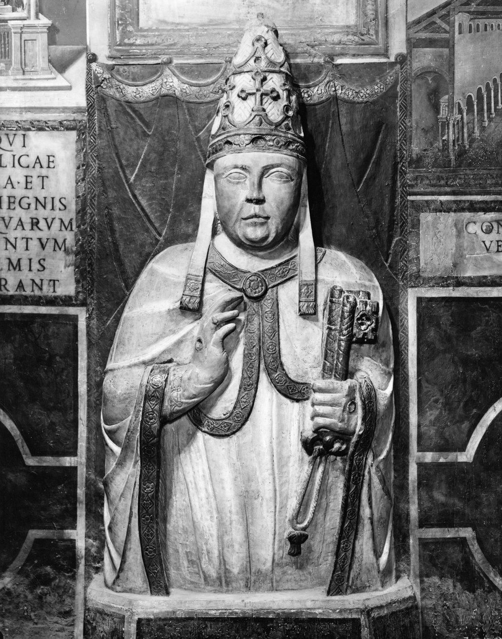 Påve Benedikt XII (d. 1342) av Paolo da Siena
