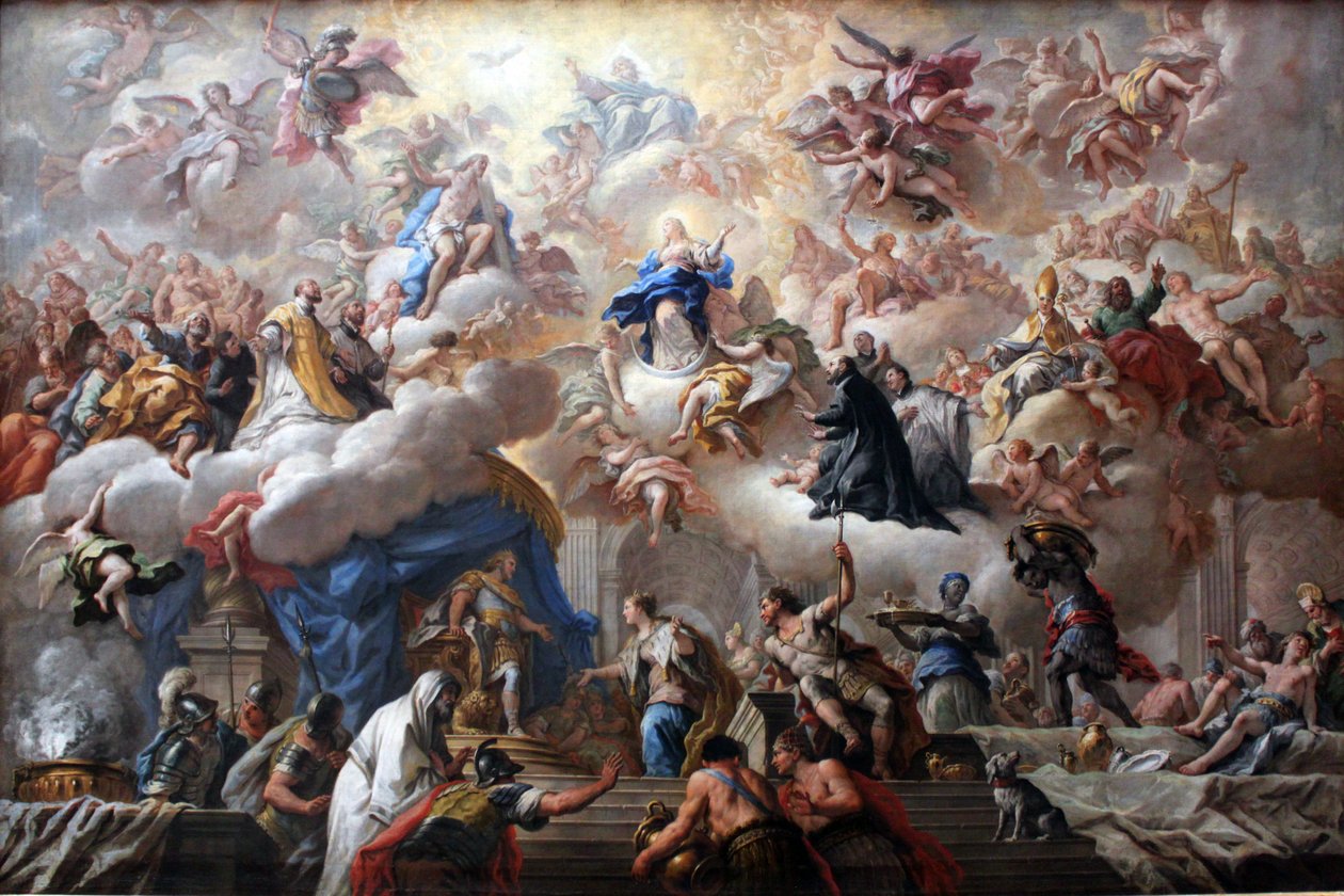 Immaculatans triumf av Paolo de Matteis