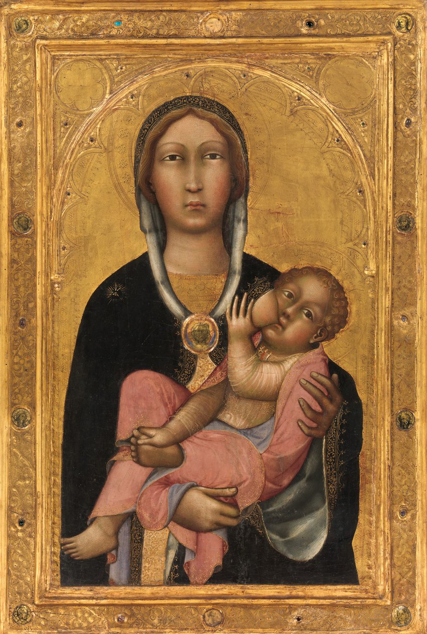 Madonna och barn, 1370-talet. av Paolo di Giovanni Fei