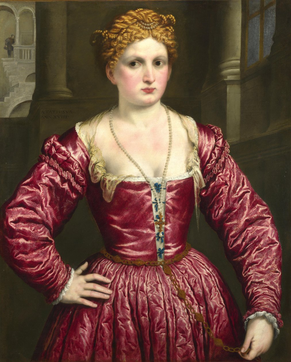 Portrait of a Young Woman av Paris Bordone