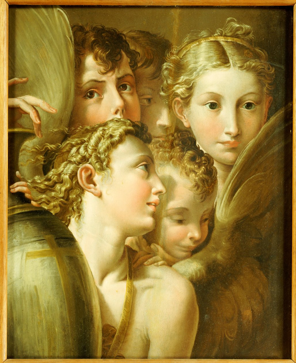 Fem änglar av Parmigianino