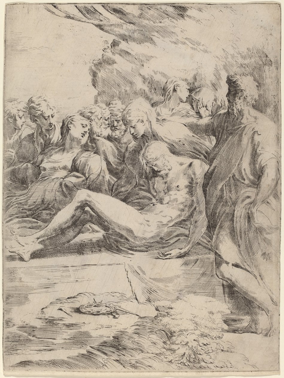 Gravläggningen av Parmigianino