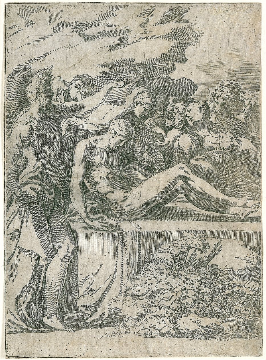 Kristi gravläggning av Parmigianino