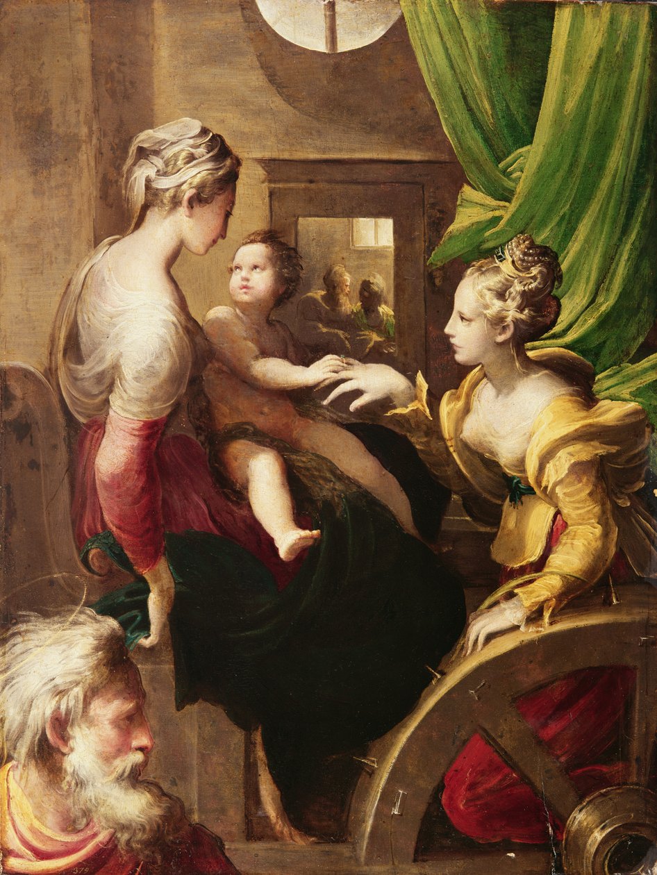 St. Catherines mystiska äktenskap av Parmigianino