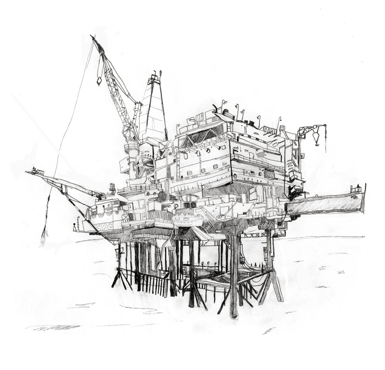 Rig, 2012 (blyerts) av Pat Macdonald